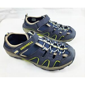 Merrell Hydro H2O Hiker Closed Toe Sandals Sporty Navy Blue Fisherman‎ Sz 5